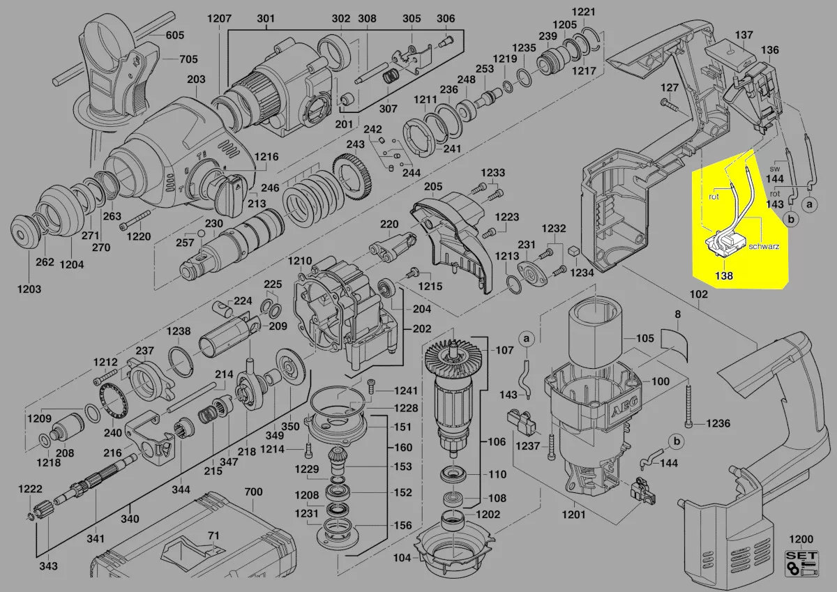 condensateur réf. 4931392098 AEG